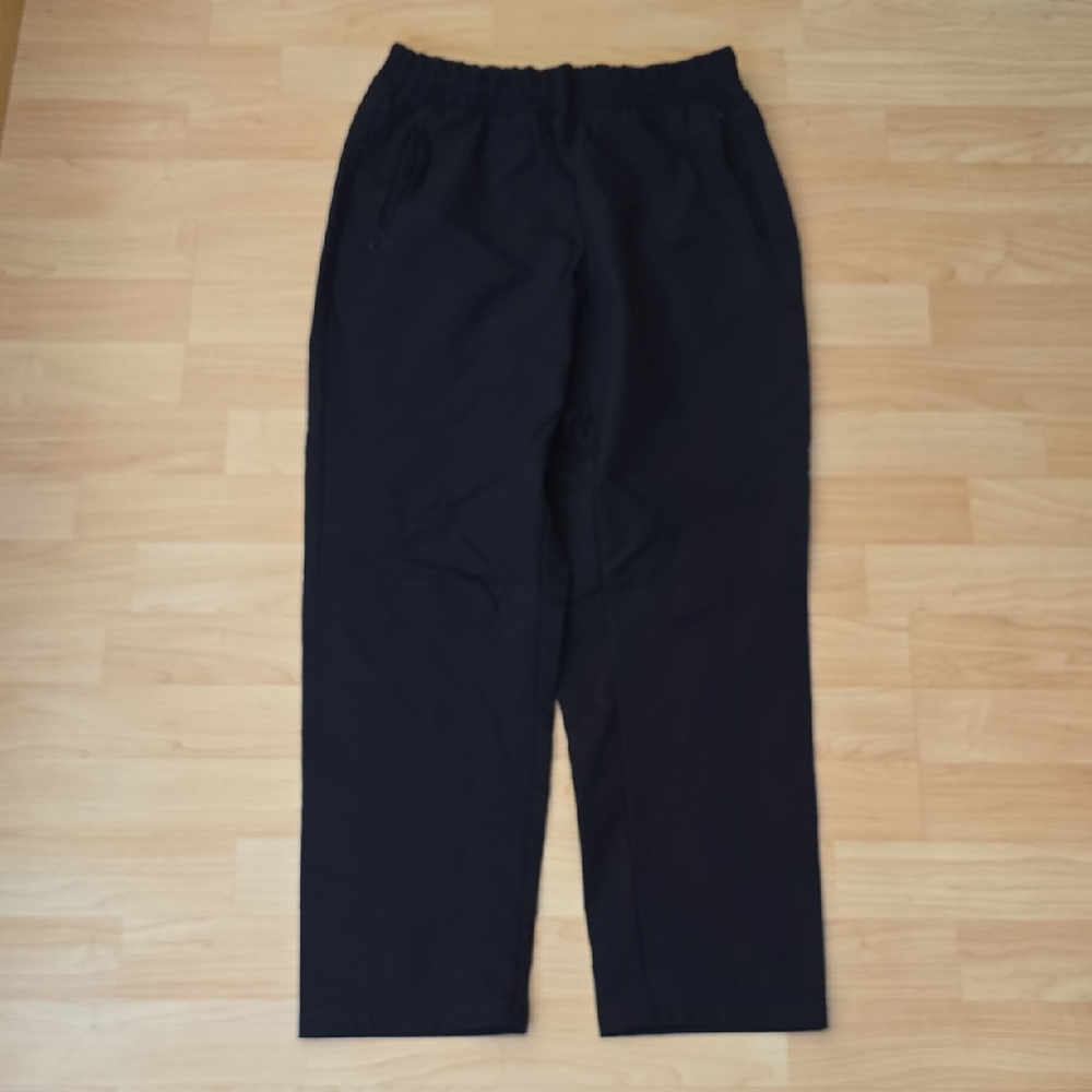 Te Verde Black Women Jogger Drawstring Waist Side Pockets Size XS